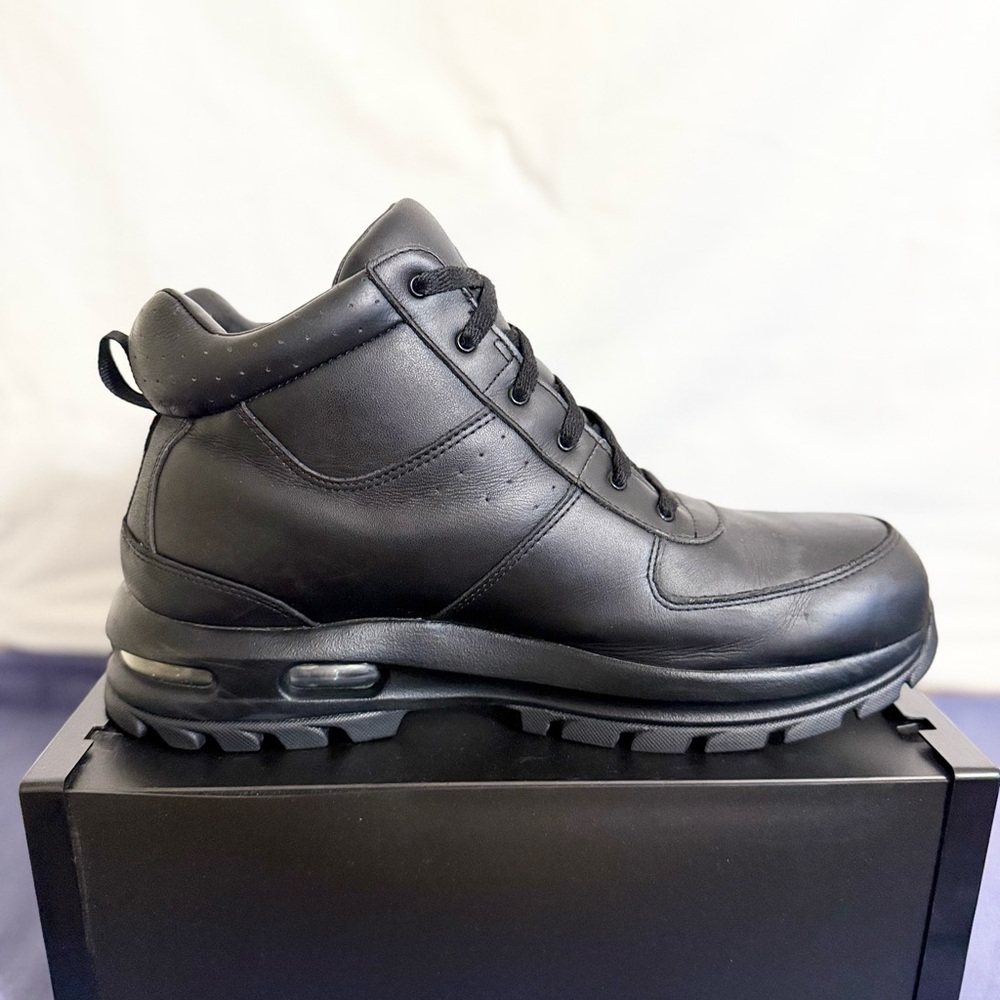 Nike Air Max Goaterra Black size 13 365970-006 PRE-OWNED - Picture 3 of 8
